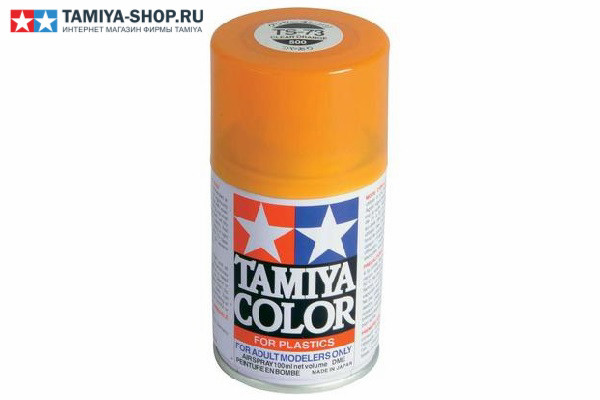 85073 TAMIYA TS-73 Clear Orange (Светло-оранжевая) краска-спрей 100 мл.