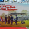 32037 Самолет DH. 82А Tiger Moth с кадетами RAF