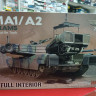5007 Американский танк M1A1/A2 ABRAMS с полным интерьером и рабочими траками