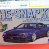 Aoshima 1:32 06630 Nissan Skyline GT-R -R34 Custom Wheel (Bayside Blue