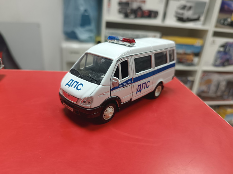 ГАЗель ДПС 1:43 Welley