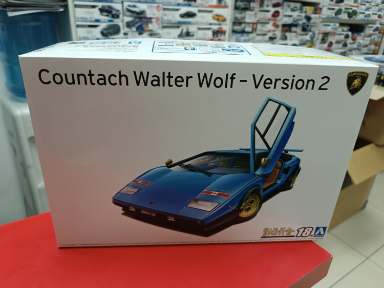 06383 Lamborghini Countach Wolf Ver.2 '76 1:24 Aoshima