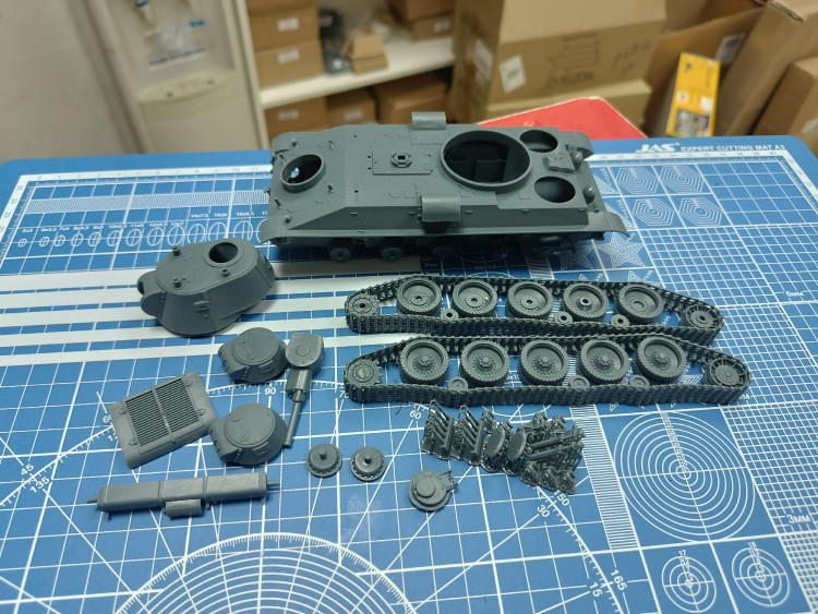 Советский танк Т-29ЦН 1:43 Смола 3D-печать