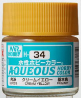H 34 Краска 10мл  CREAM YELLOW