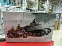 13556  German Panzer I Ausf.B & Motorcycle  (1:35)