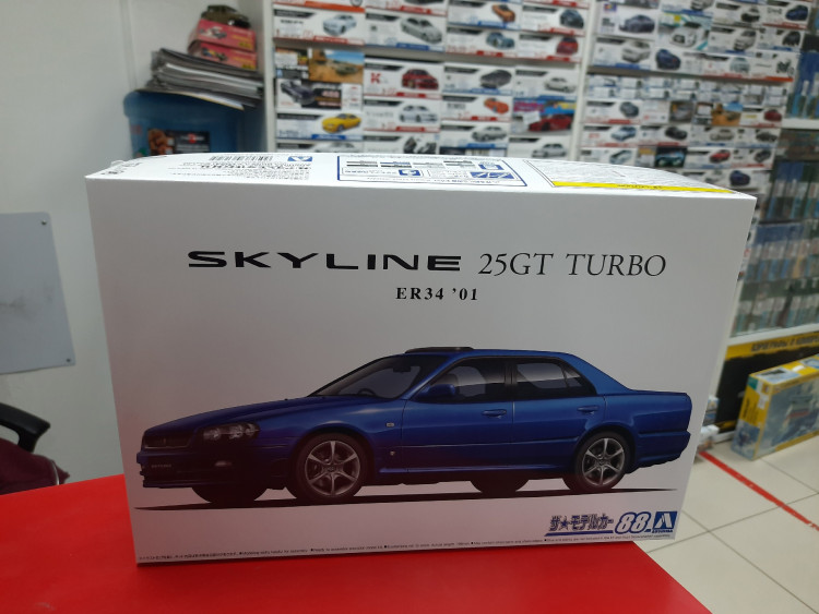 06172 Nissan Skyline ER34 25GT Turbo '01 1:24 Aoshima