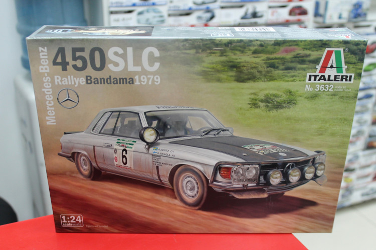 3632ИТ Mercedes-Benz 450SLC Rallye Bandama 1979 1:24 Italeri