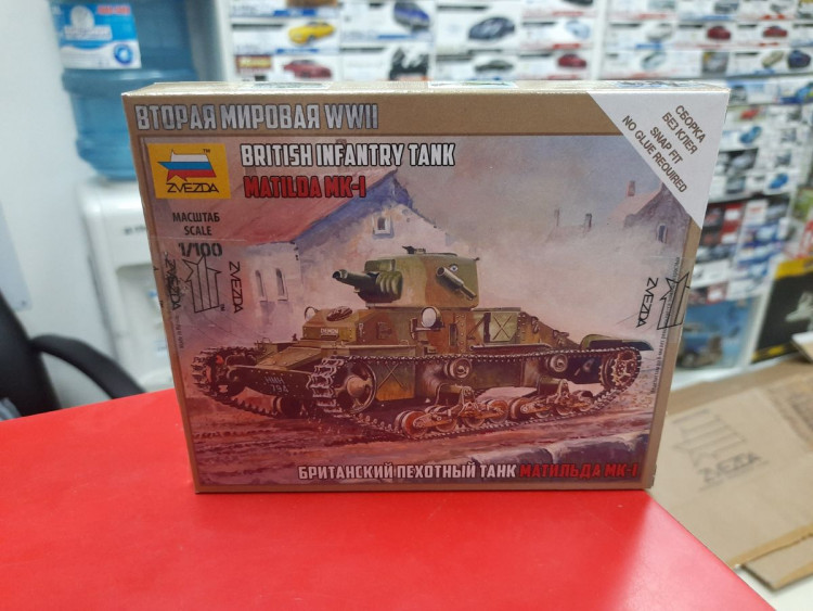 6191 Британский танк "Матильда Мк-1" 1:100 Звезда