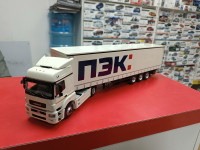 КАМАЗ-5490 с полуприцепом НЕФАЗ-93341, ПЭК 1:43 Автоистория