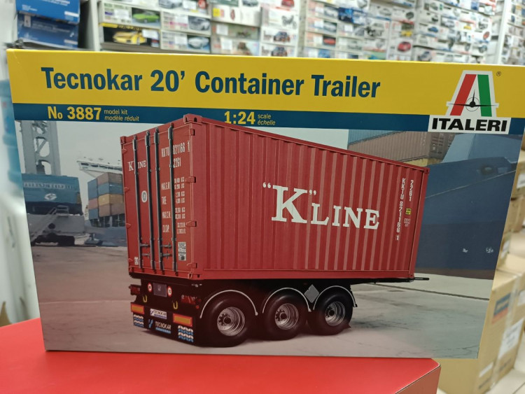 3887ИТ ПРИЦЕП Tecnokar 20' Container Trailer