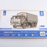 12003 Сборная модель КАМАЗ-5320 бортовой с тентом Baumi 1:43