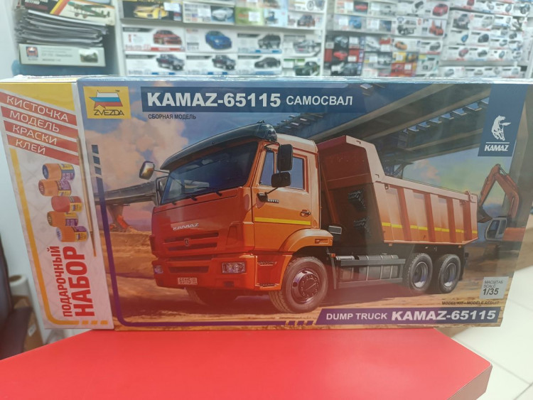 3650ПН KAMAZ-65115 самосвал (клей+краска+кисть)