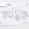 12005 Сборная модель Грузовик 4331 бортовой Baumi 1:43