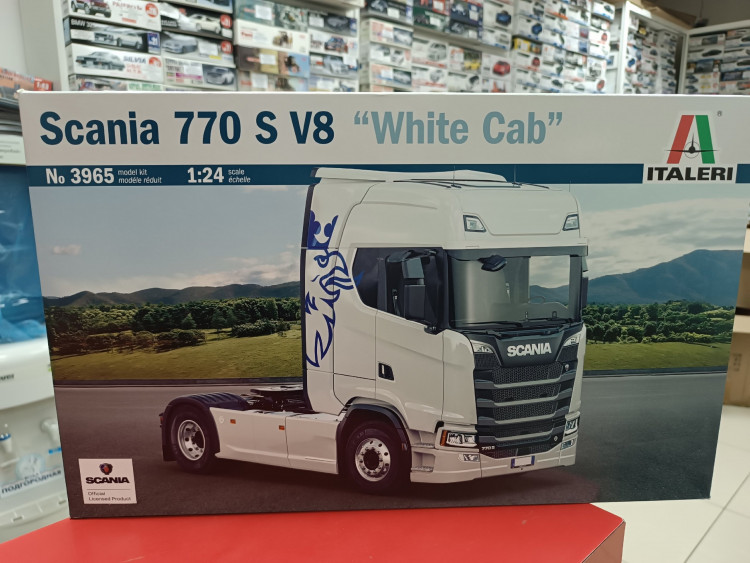 3965ИТ  SCANIA S770 V8 "WHITE CAB"