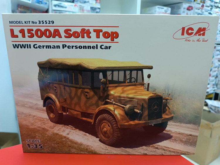 35529 L1500A с поднятым тентом, Германский армейский автомобиль II MB 