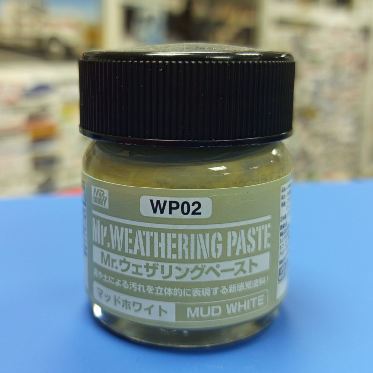 WP02 Паста MR.WEATHERING COLOR, MUD WHITE, 40 ml