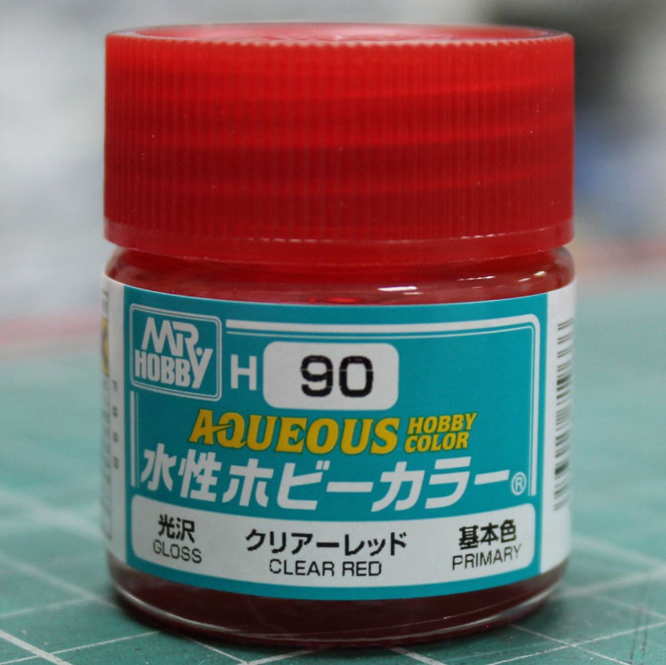 H 90 Краска 10мл  CLEAR RED
