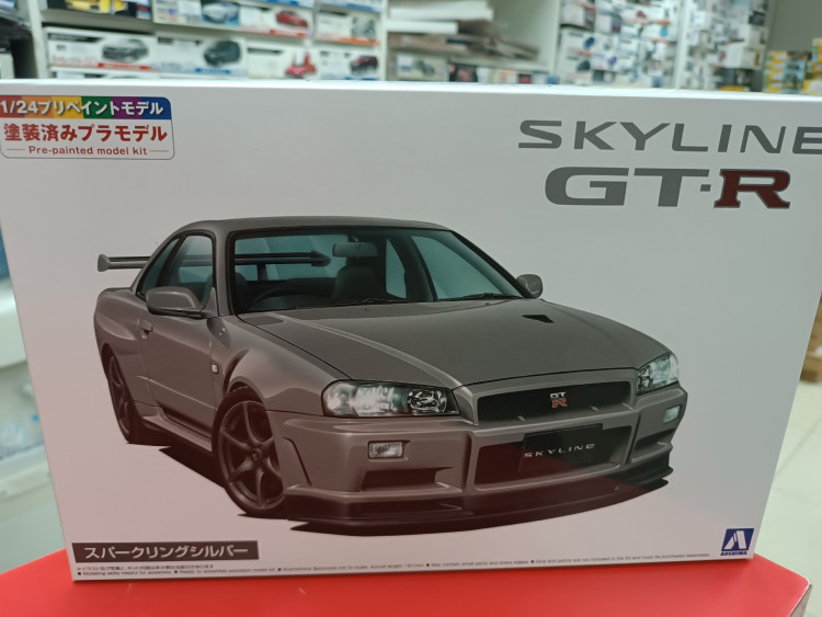 06605 Nissan Skyline R34 Spec II (Sparkling Silver)