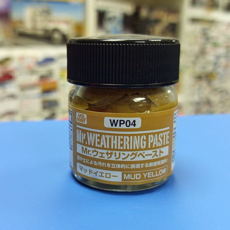 WP04 Паста MR.WEATHERING COLOR,  MUD YELLOW, 40 мл Mr Hobby