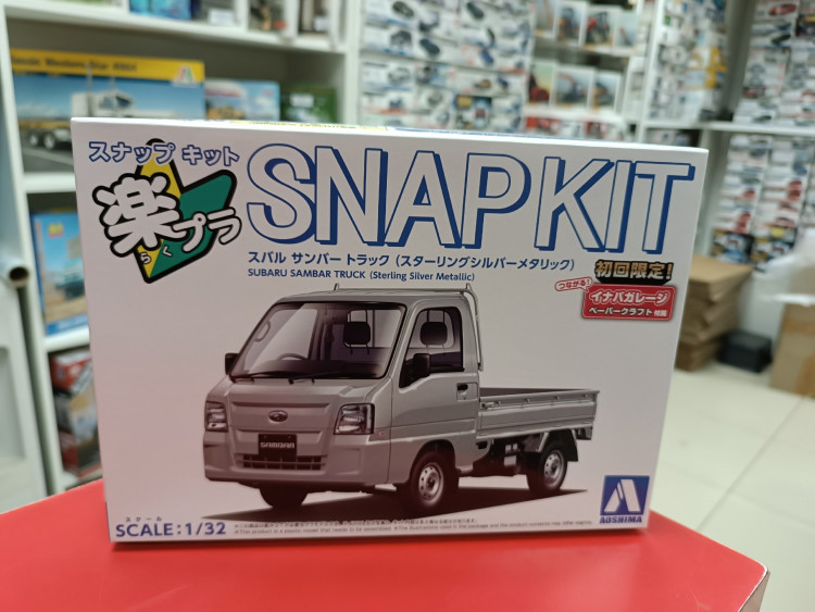 06579 Subaru Sambar Truck (Sterling Silver Metallic)