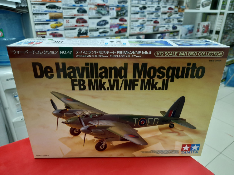 60747 De Havilland Mosquito FB Mk.VI/NF Mk.II 1:72 Tamiya