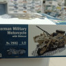 7403ИТ German Military Motorcycle with Sidecar 1:9 Italeri