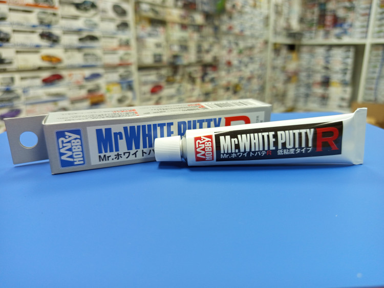 P-123 Шпаклевка белая Mr. Hobby, MR.WHITE PUTTY R, 25 гр