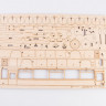 12102 Сборная модель из дерева  Икарус-250.59 автобус Baumi 1:43