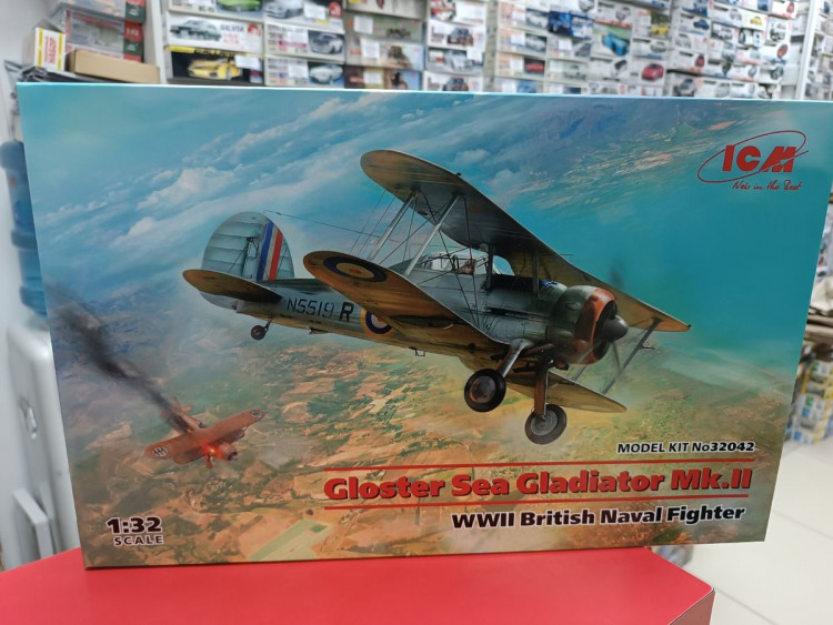32042 Британский морской истребитель II МВ, Gloster Sea Gladiator Mk.II