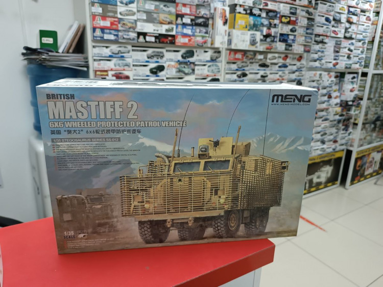 SS-012 British Mastiff 2 6x6 Wheeled Protected Patrol Vehicle 1:35 Meng