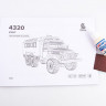 11028 Грузовик 4320 кунг Сборная модель Baumi 1:35