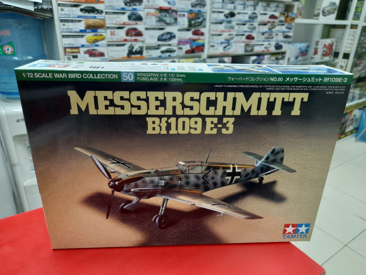 60750 Messerschmitt Bf109E-3 1:72 Tamiya