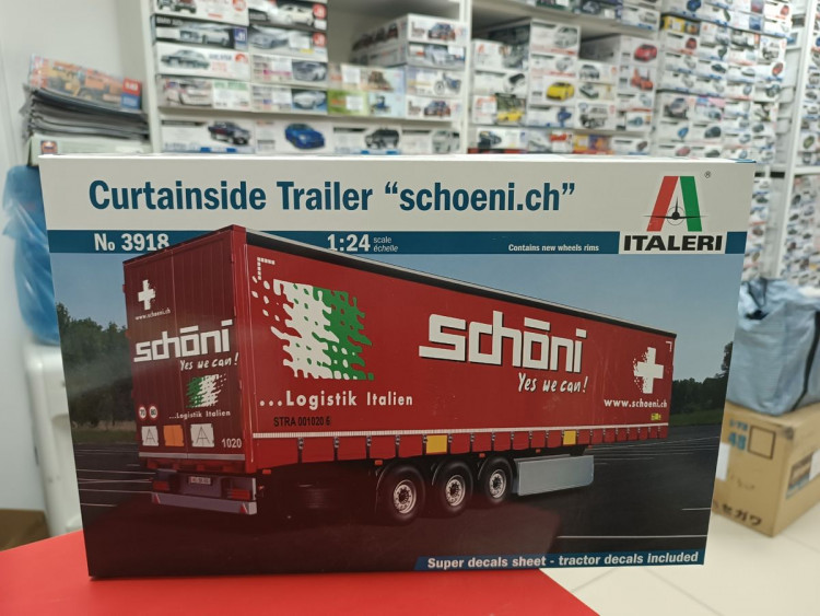 3918ИТ  Прицеп Curtainside Trailer "Schoeni.ch" 