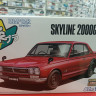 06591 Nissan Skyline 2000GT-R 1970 (Red) сборка без клея