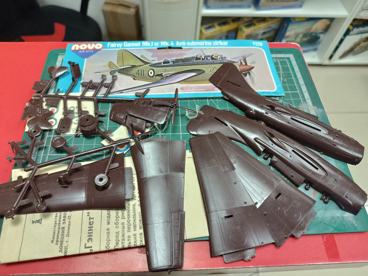 Противолодочный самолет Fairey Gannet Mk. 4 1:72 Novo