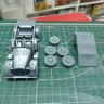 Horch 901 германский автомобиль с поднятым тентом 1:43