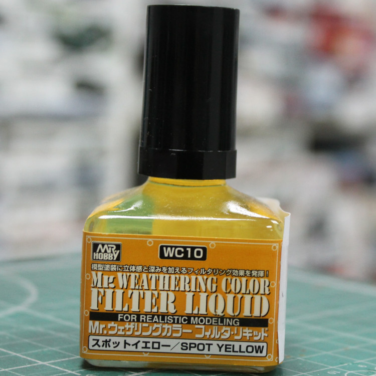 WC10 Смывка SPOT YELLOW, Mr Weathering COLOR, 40 мл.