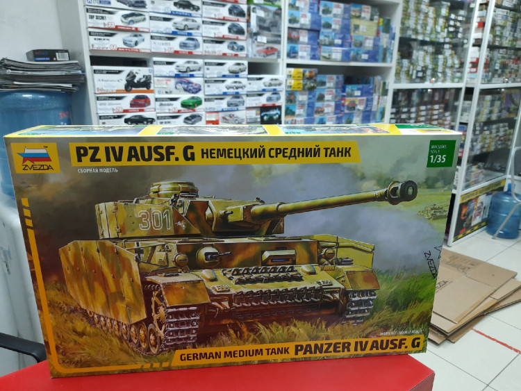 3674 Немецкий танк "T-IV G" 1:35 Звезда