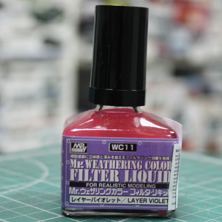 WC11 Смывка LAYER VIOLET, Mr Weathering COLOR, 40 мл.