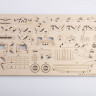 12004 Сборная модель КАМАЗ-5511 Самосвал Baumi 1:43 
