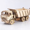 11014  КАМАЗ-6520 самосвал ранняя кабина Сборная модель Baumi 1:35