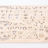 11014  КАМАЗ-6520 самосвал ранняя кабина Сборная модель Baumi 1:35