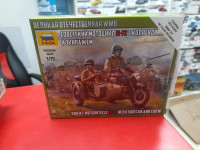 6277 Советский мотоцикл М-72 с коляской и экипажем