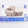 11010 КАМАЗ-5320 бортовой с тентом Сборная модель Baumi 1:35