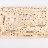 11027 Сборная модель КАМАЗ-53501 бортовой с тентом Baumi 1:35