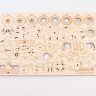 11027 Сборная модель КАМАЗ-53501 бортовой с тентом Baumi 1:35