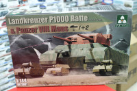 3001 Немецкий сверхтяжелый танк Landkreuzer P1000 Ratte и два немецких танка Maus 3 in 1