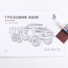 11023 Грузовик 4320 бортовой Сборная модель Baumi 1:35