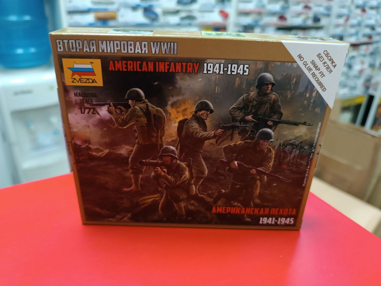 6278 Американская пехота 1941-1945 1:72 Звезда