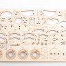 12201 Сборная модель К-700 Трактор Baumi масштаб 1:43 